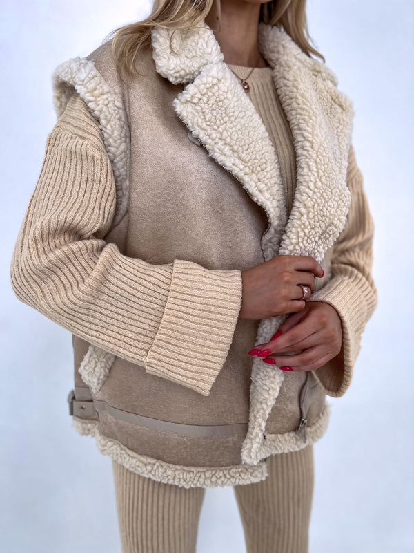 OVERSIZE veste ar siltumiņu - BĒŠA